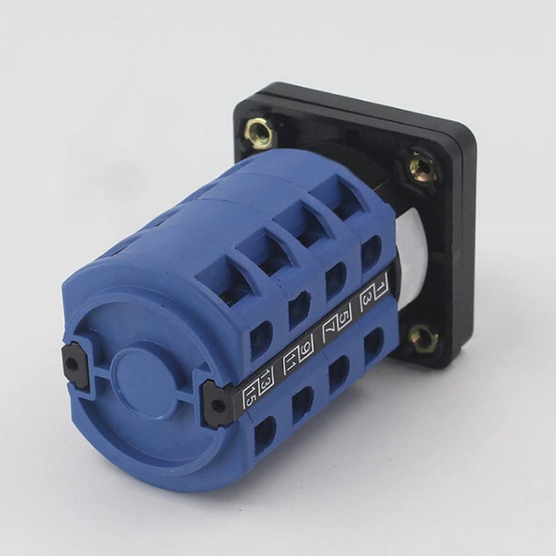 Boxonly مفتاح اختيار دوار عالمي، مفتاح تحويل، مفتاح اختيار تحويل LW26-25/4 440V 25A 3 أوضاع 16 طرفاً - Image 3